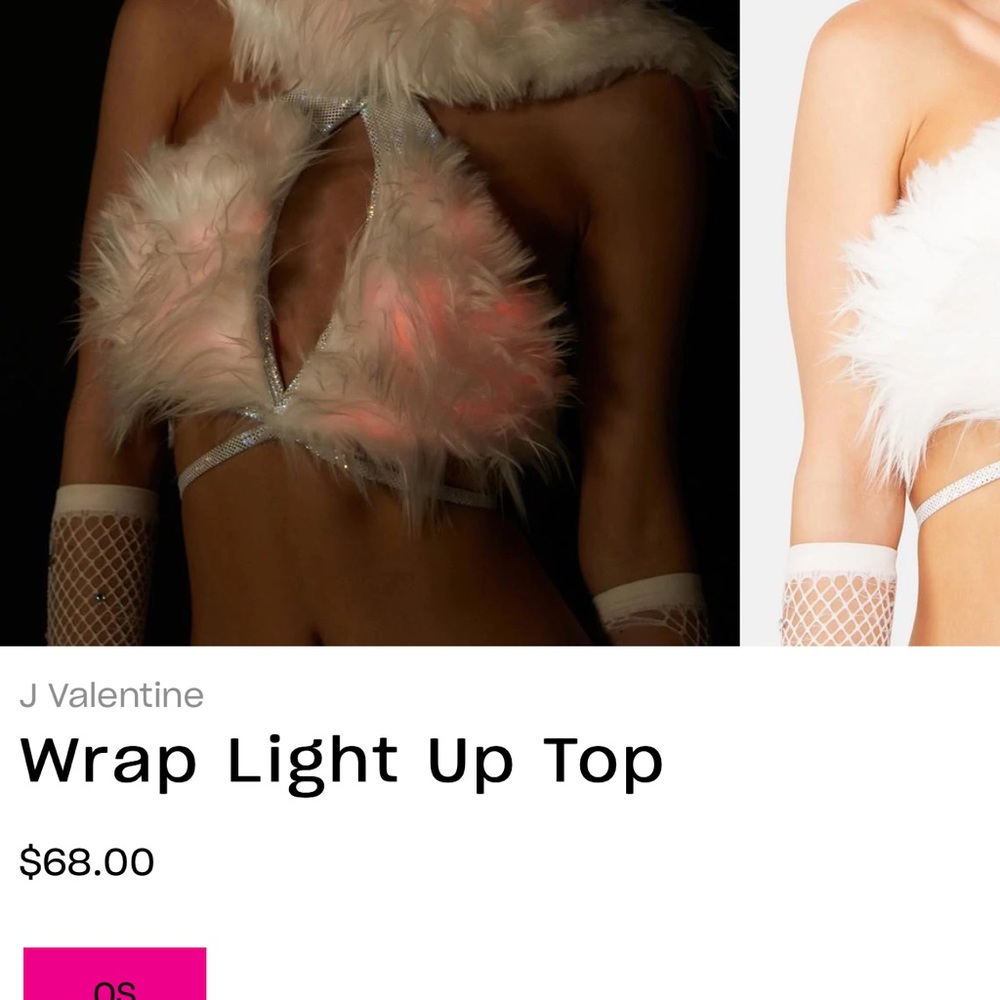 J valentine light up top and skirt
